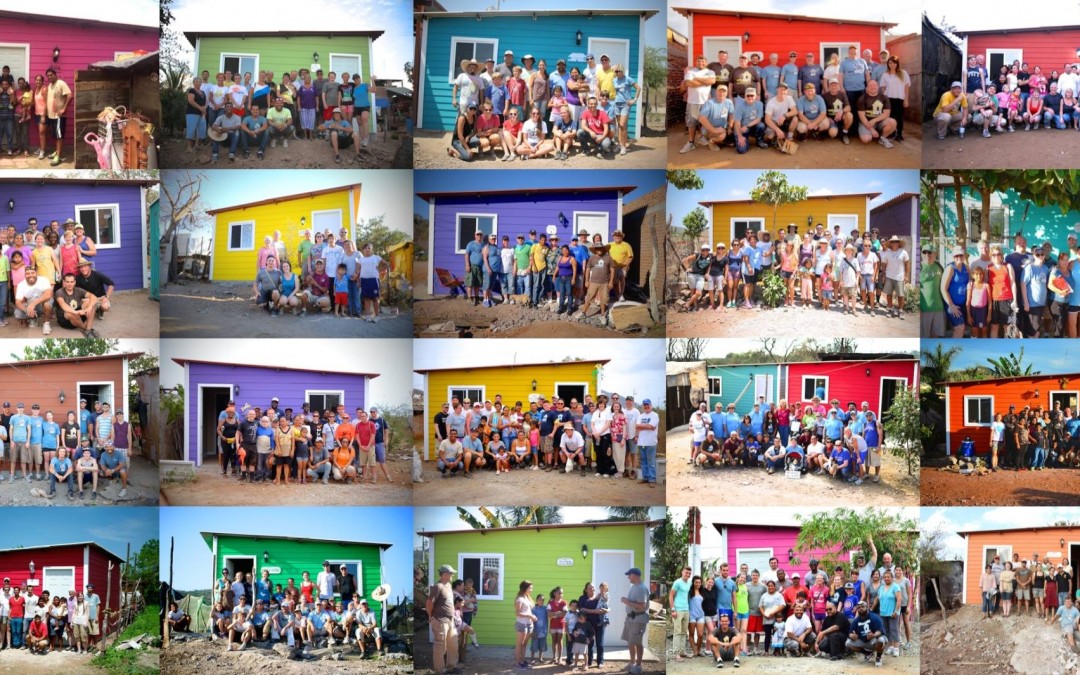 Homes of Hope past house builds